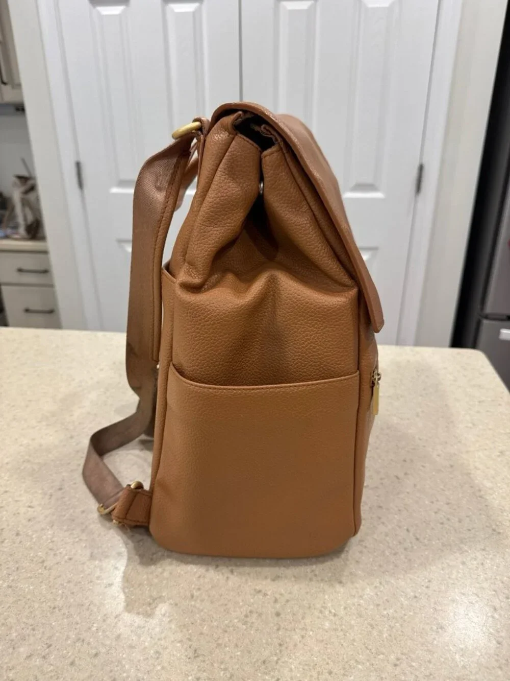 Freshly Picked Classic Diaper Bag, Butterscotch
